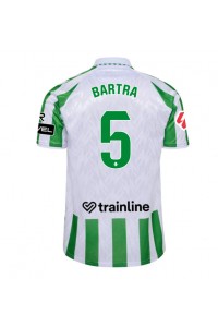 Real Betis Marc Bartra #5 Fotballdrakt Hjemme Klær 2024-25 Korte ermer